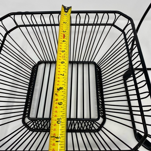 Black Metal Fruit Basket with Hook - Picture 8 of 10